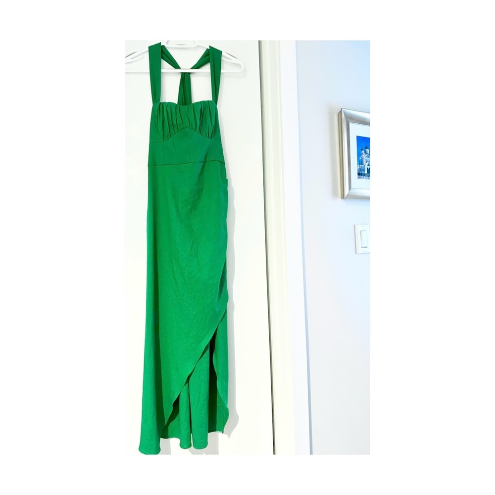 Zara Green Halter Dress